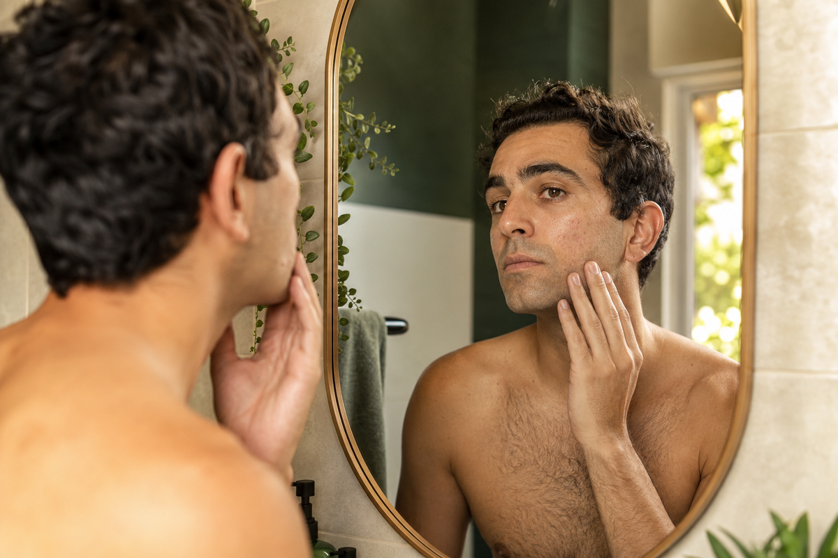 Adult acne in men: why pimples after 25?